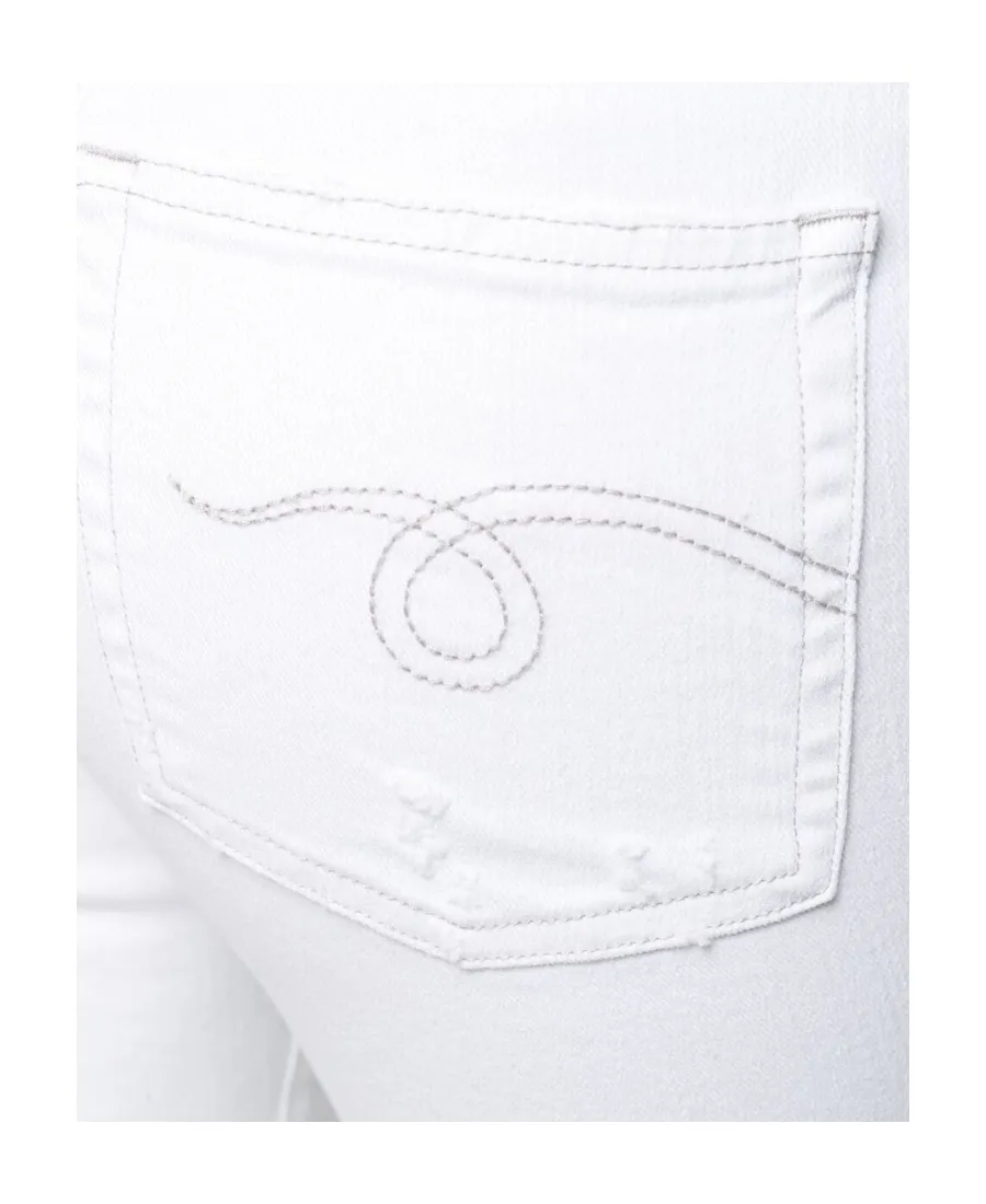 Worn Flared Jeans