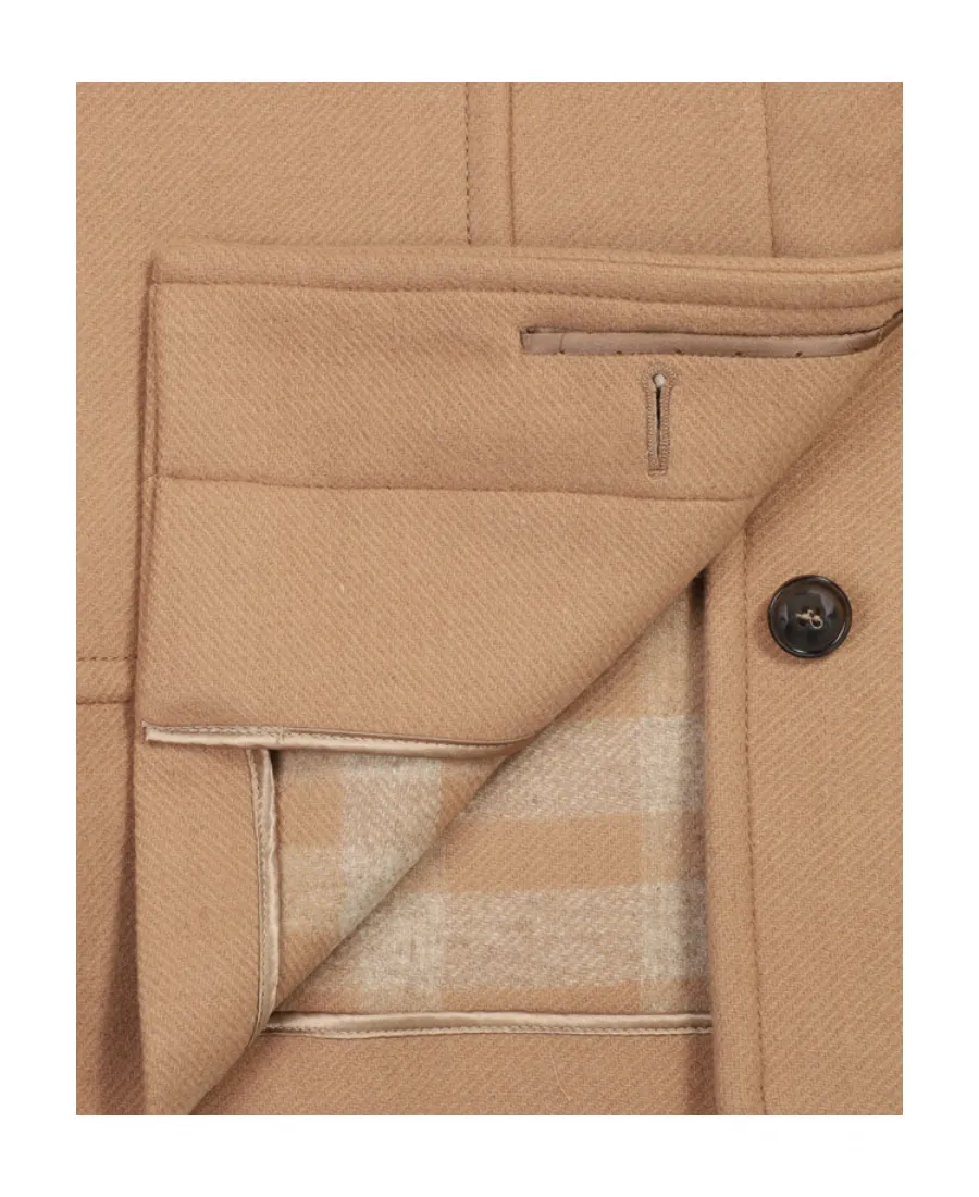 Long-Sleeved Hooded Coat