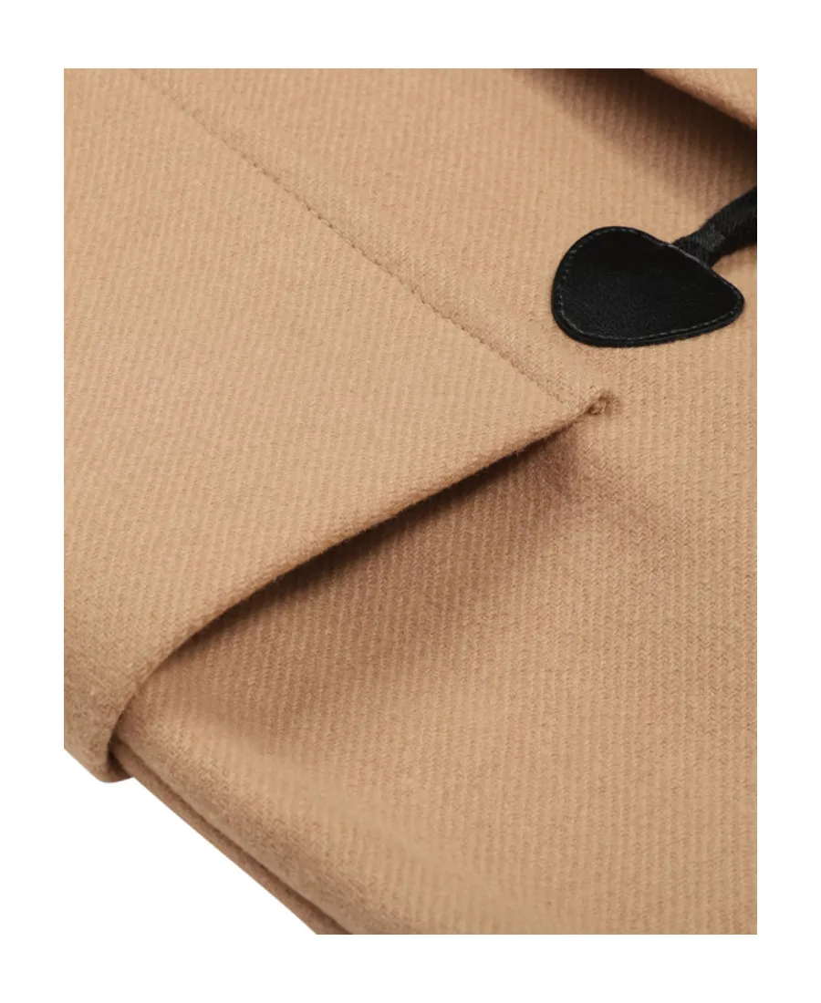 Long-Sleeved Hooded Coat