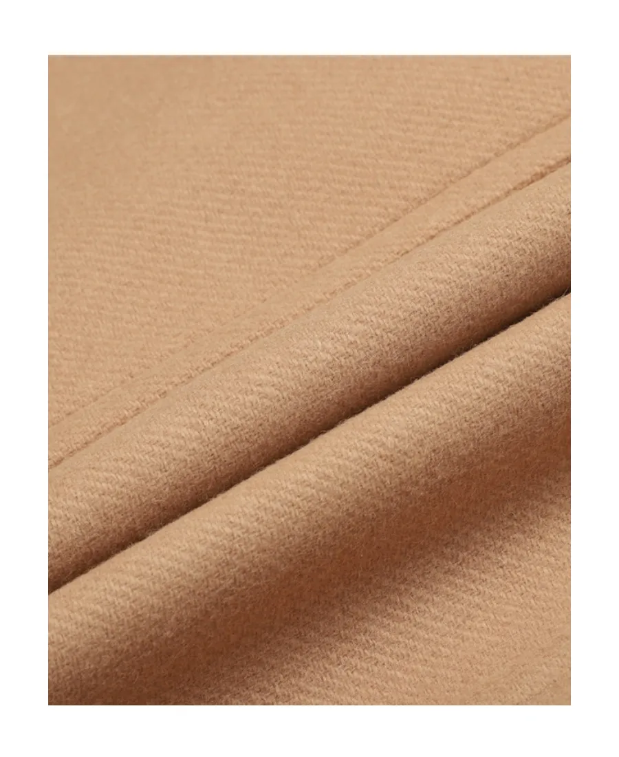 Long-Sleeved Hooded Coat