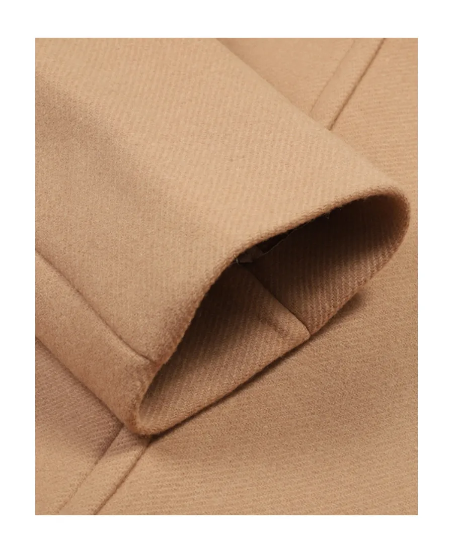 Long-Sleeved Hooded Coat