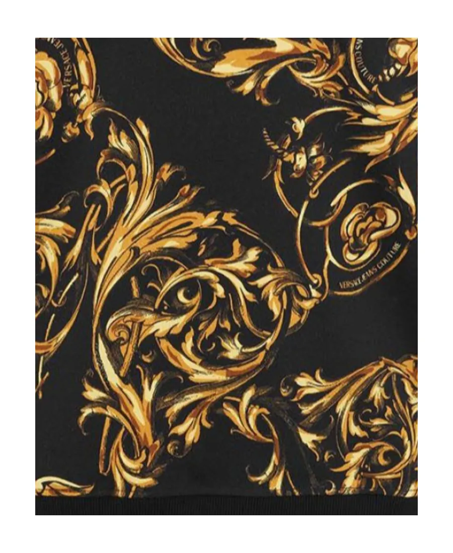 Baroque-Print Long-Sleeve Sweatshirt