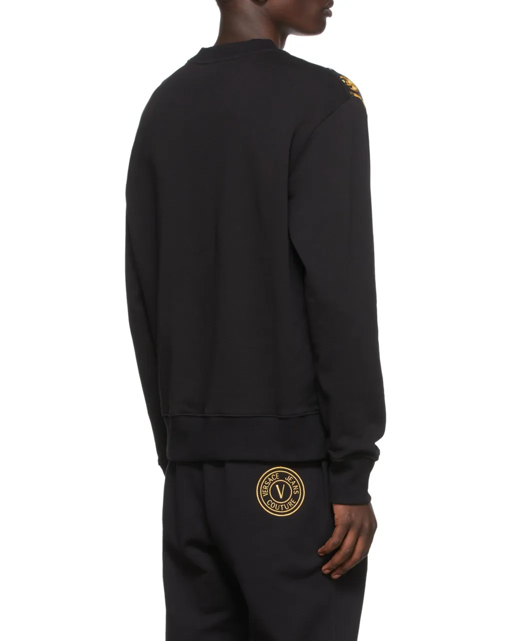 Baroque-Print Long-Sleeve Sweatshirt