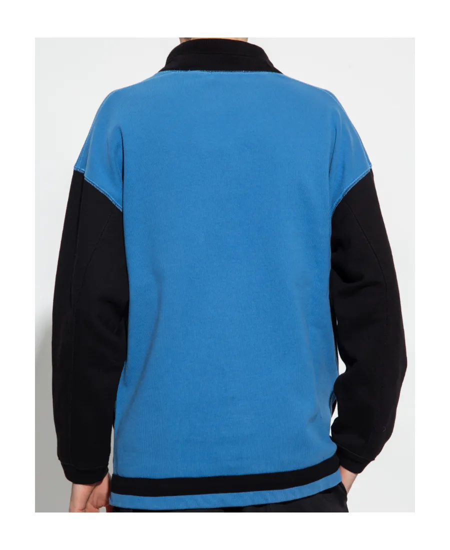 High Neck Sweatshirt Black Multicolor