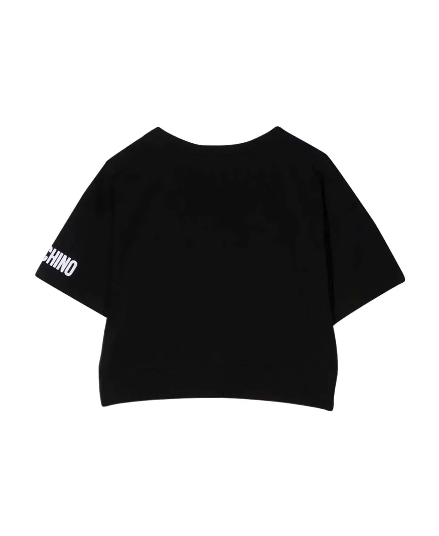 Teddy Bear-Print Short-Sleeved T-Shirt