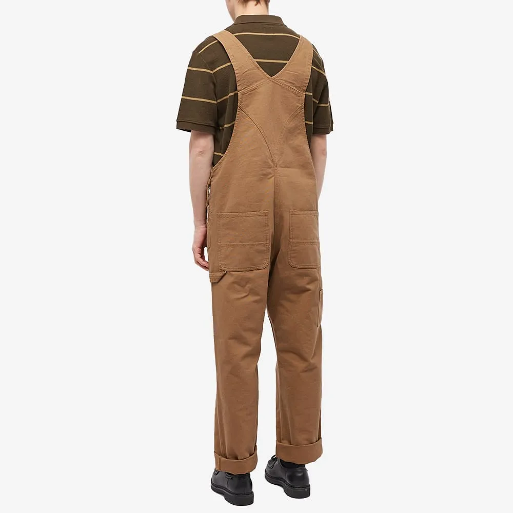 Logo-Patch Straight-Leg Dungarees