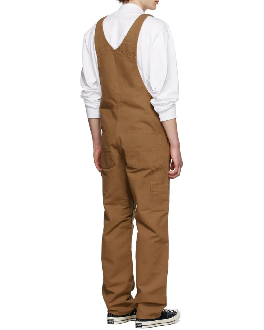 Logo-Patch Straight-Leg Dungarees