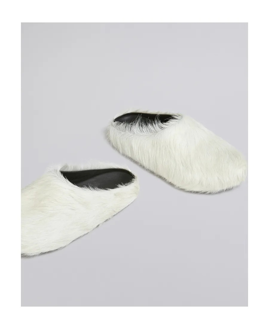 Marni Round Toe Slip-On Slippers
