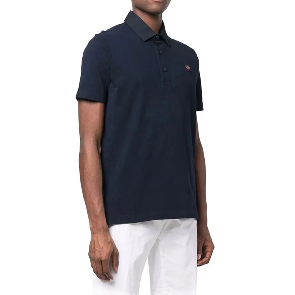 Logo-Patch Short-Sleeve Polo Shirt