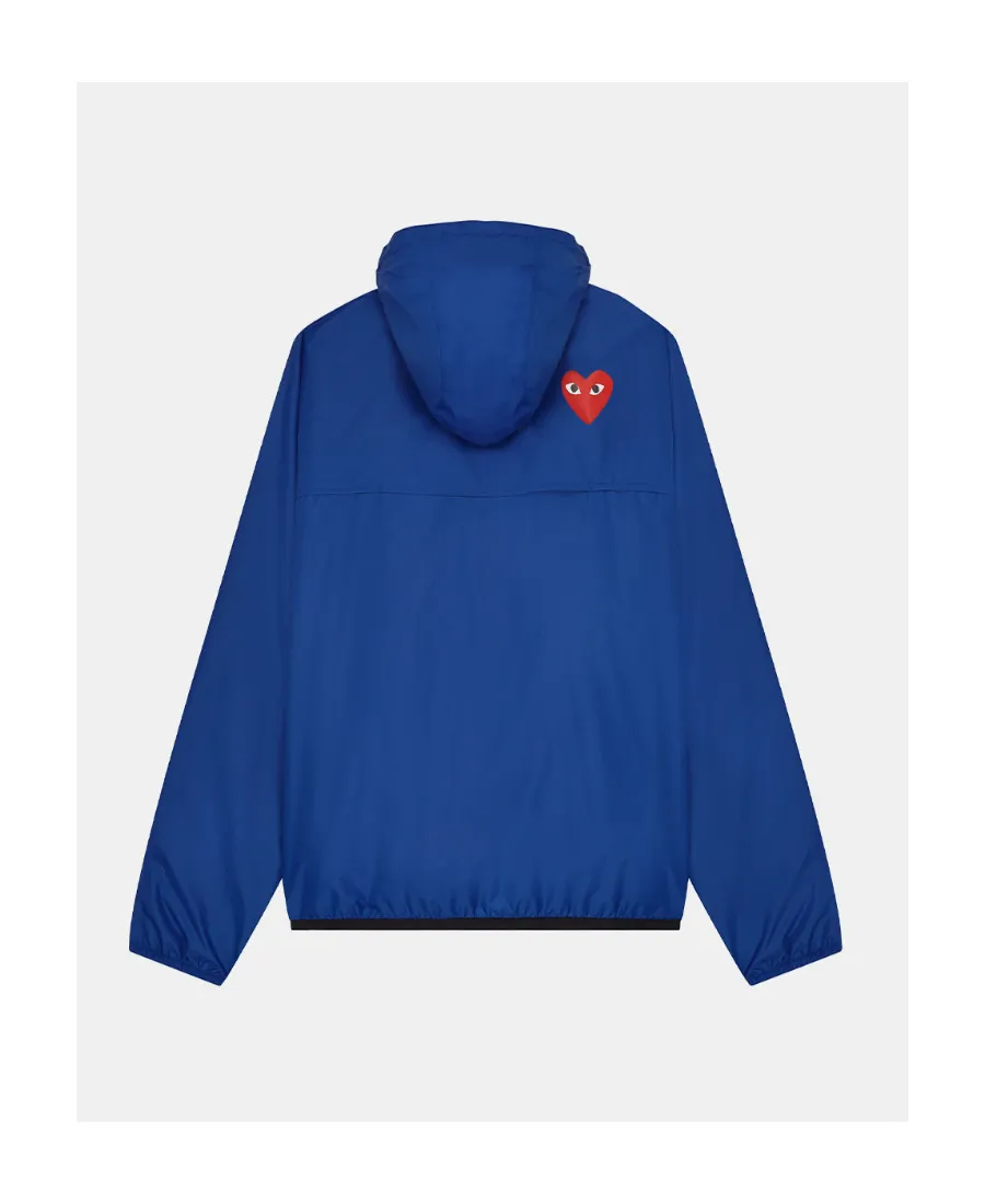 Comme Des Garons Play X K-Way Half Zipped Jacket