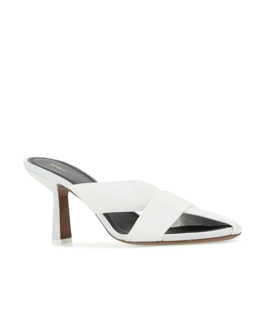 Neous Ogma Knit Cut Out Detailed Mules