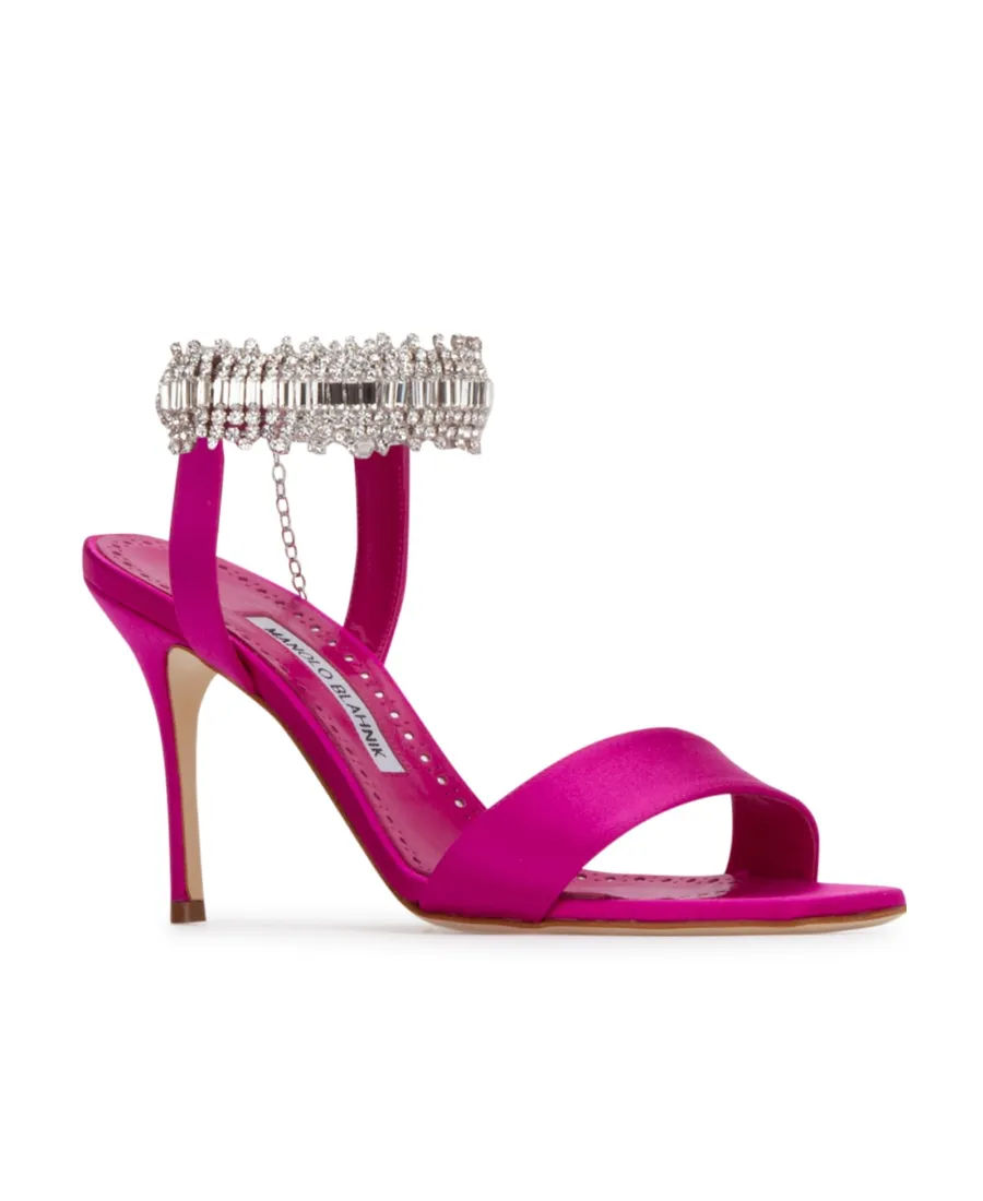 Manolo Blahnik Embellished Strappy Sandals