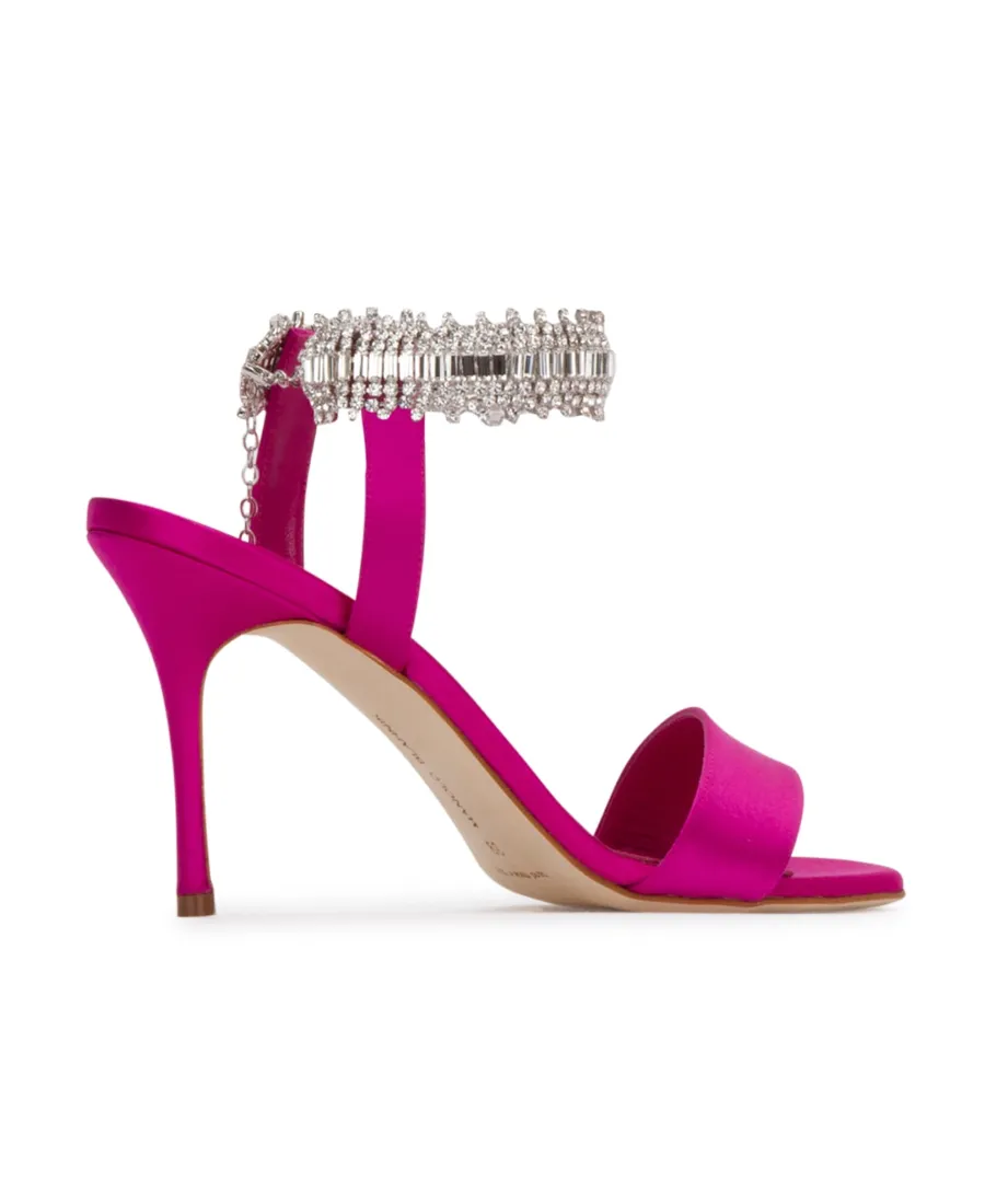 Manolo Blahnik Embellished Strappy Sandals