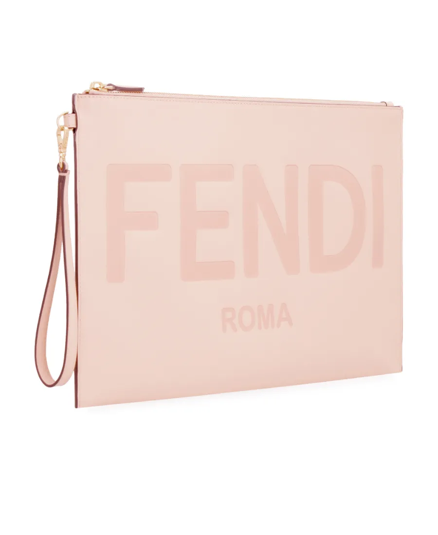 Roma Large Logo Clutch