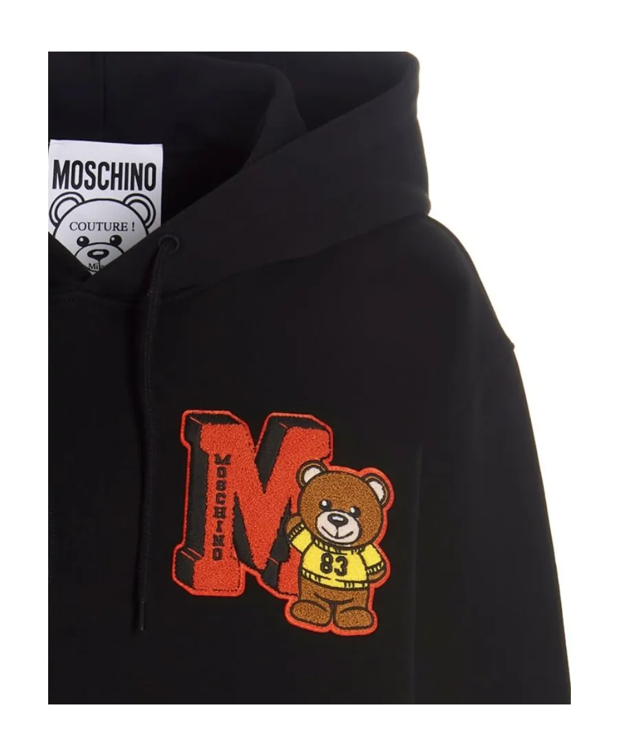 Patch-Detail Pullover Hoodie