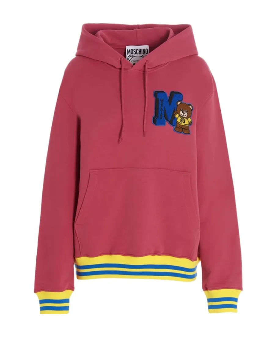 Patch-Detail Pullover Hoodie