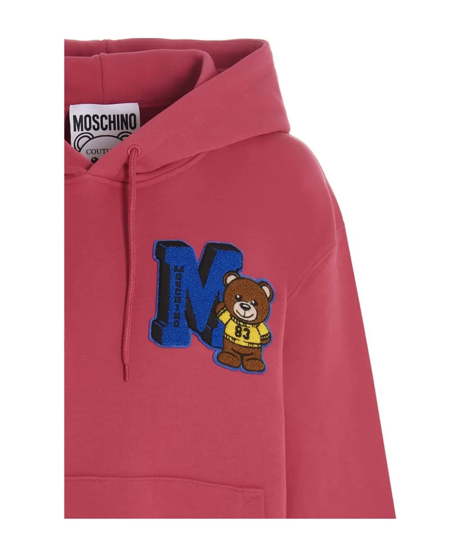 Patch-Detail Pullover Hoodie
