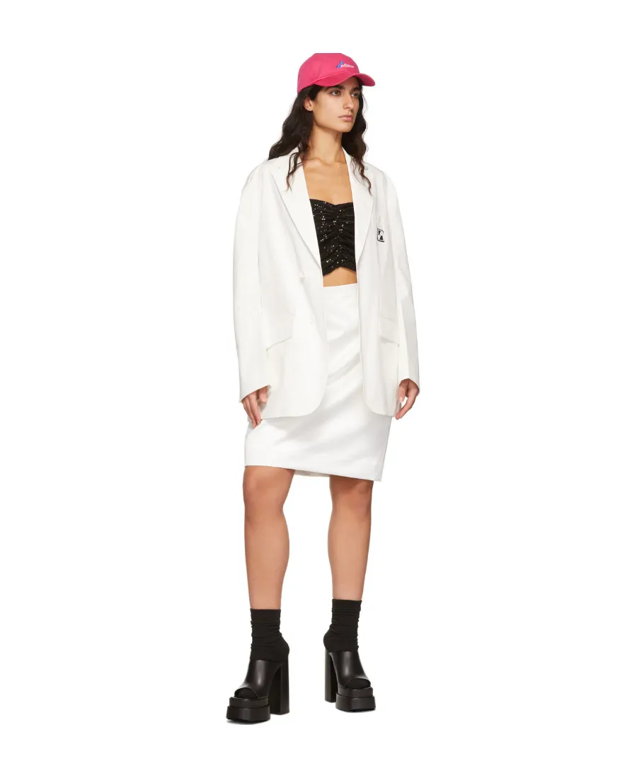 Emblem High Waist Skirt
