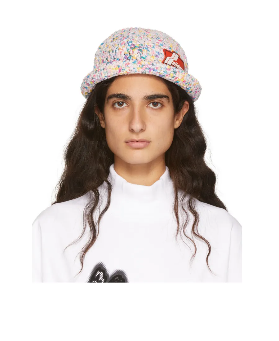 Logo Rough Knitted Fisherman Hat
