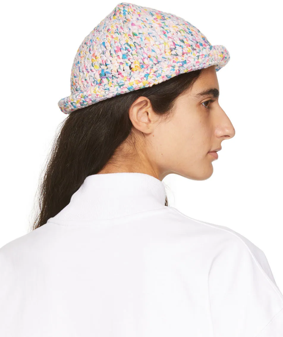 Logo Rough Knitted Fisherman Hat