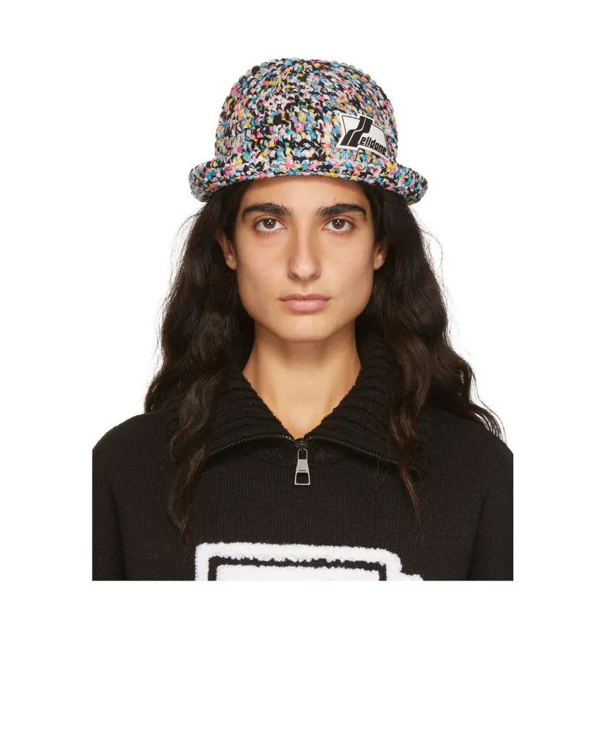Logo Rough Knitted Fisherman Hat