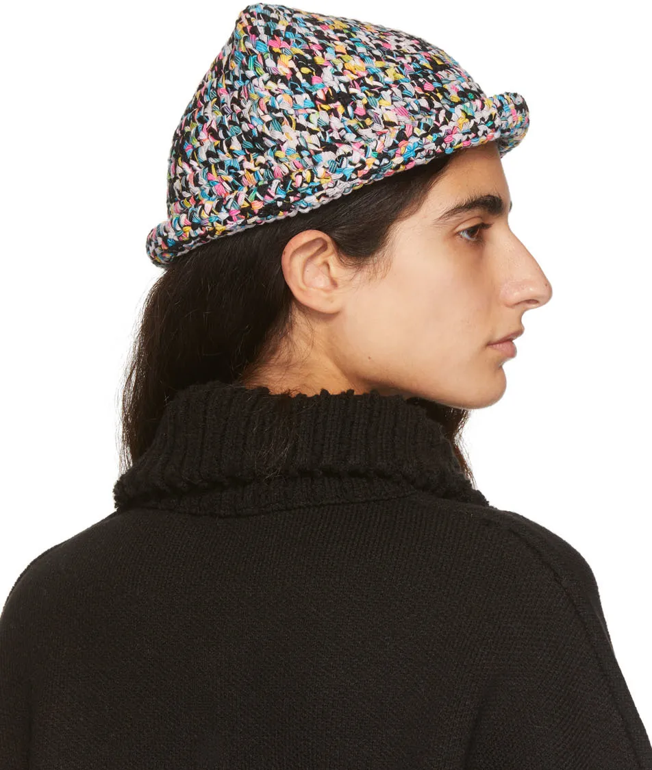 Logo Rough Knitted Fisherman Hat