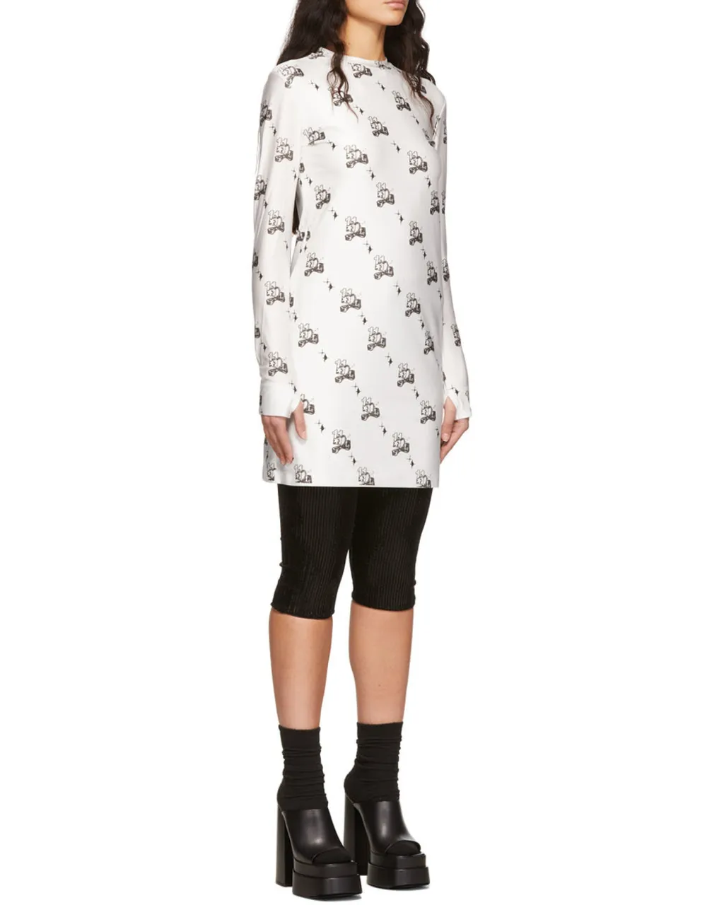 All-Over 11-Print Dress