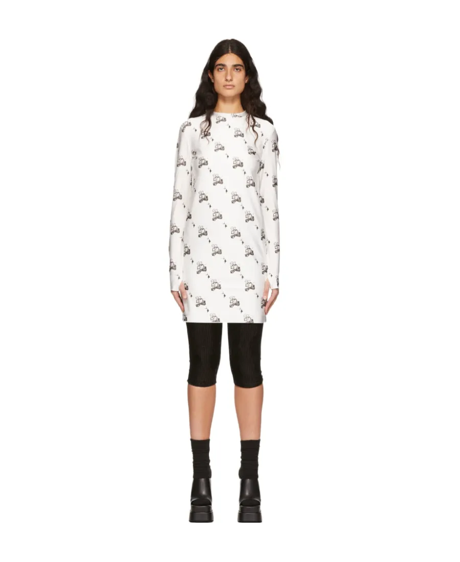 All-Over 11-Print Dress
