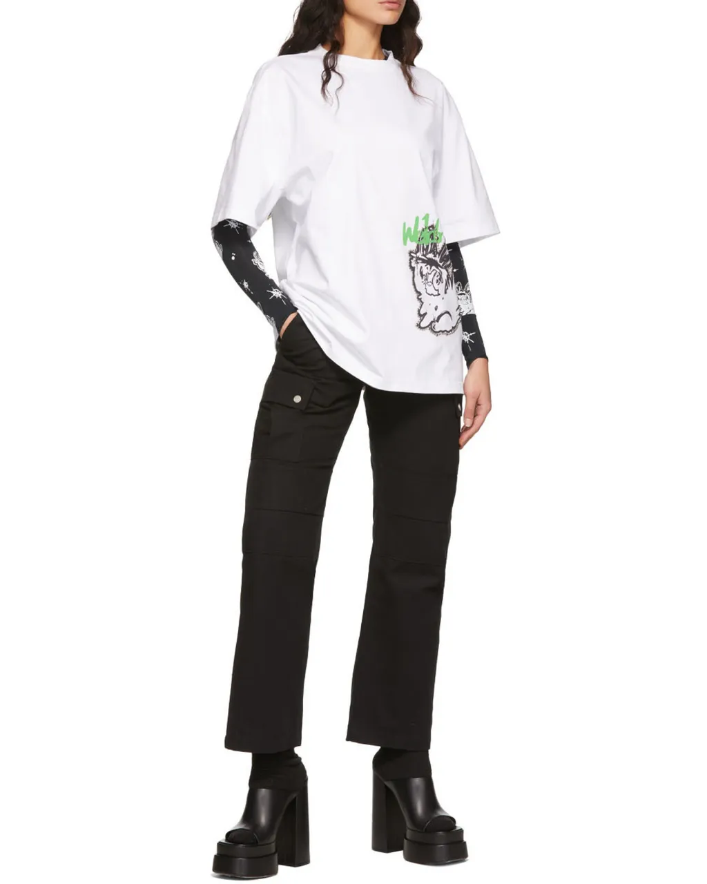Logo-Print Oversized T-Shirt