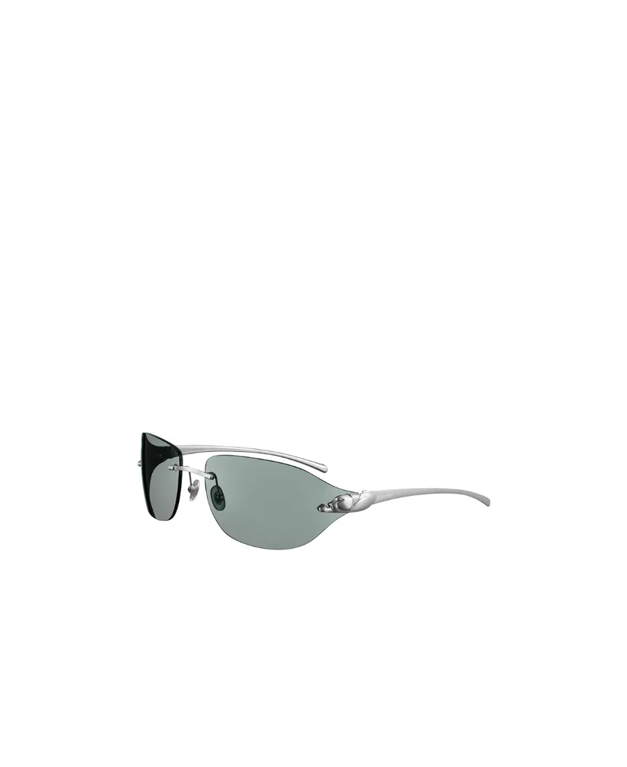 Logo Rimless Sunglasses