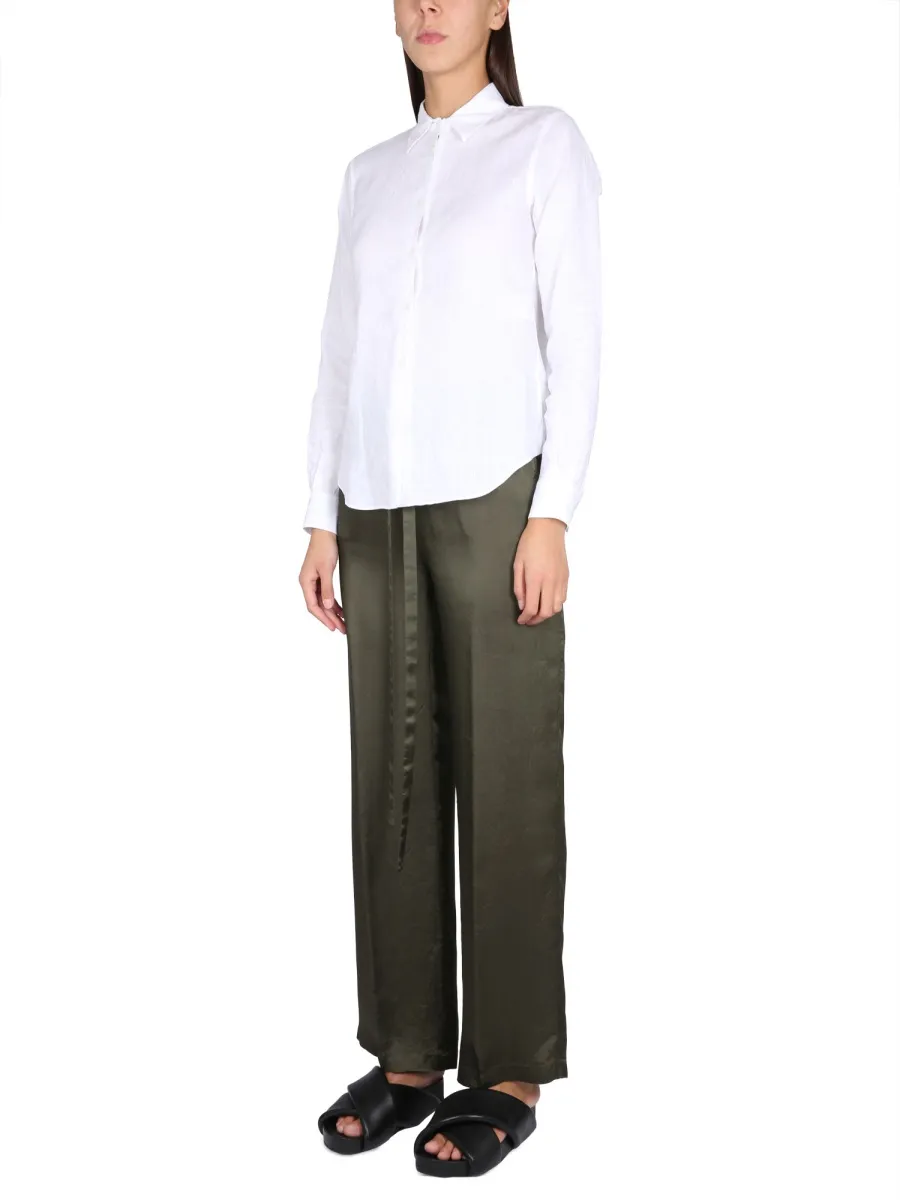 Aspesi Pointed-Collared Buttoned Shirt