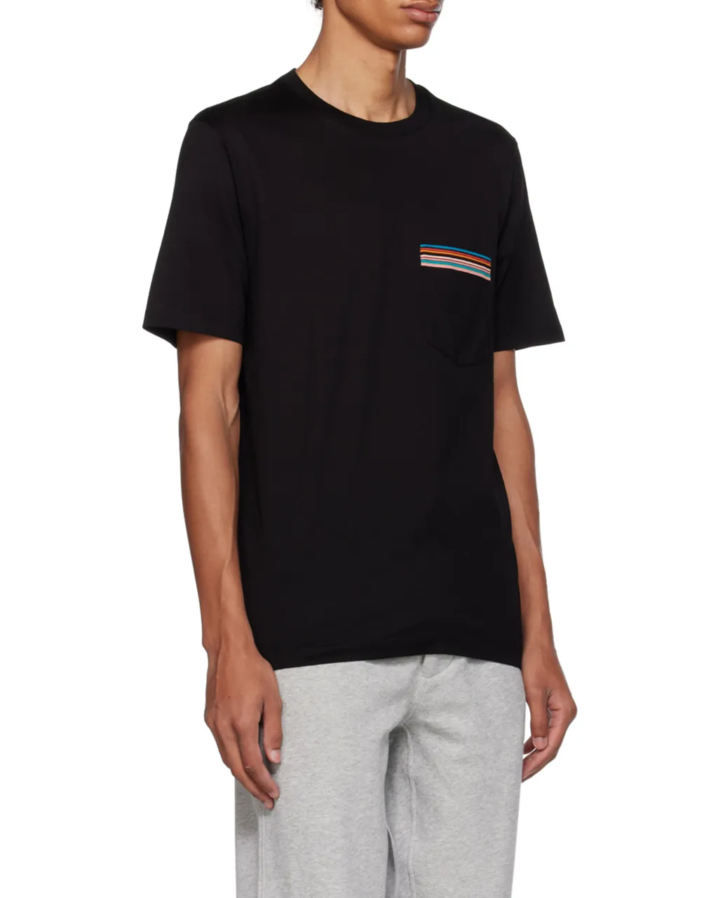 Paul Smith Stripe Detailed Crewneck T-Shirt