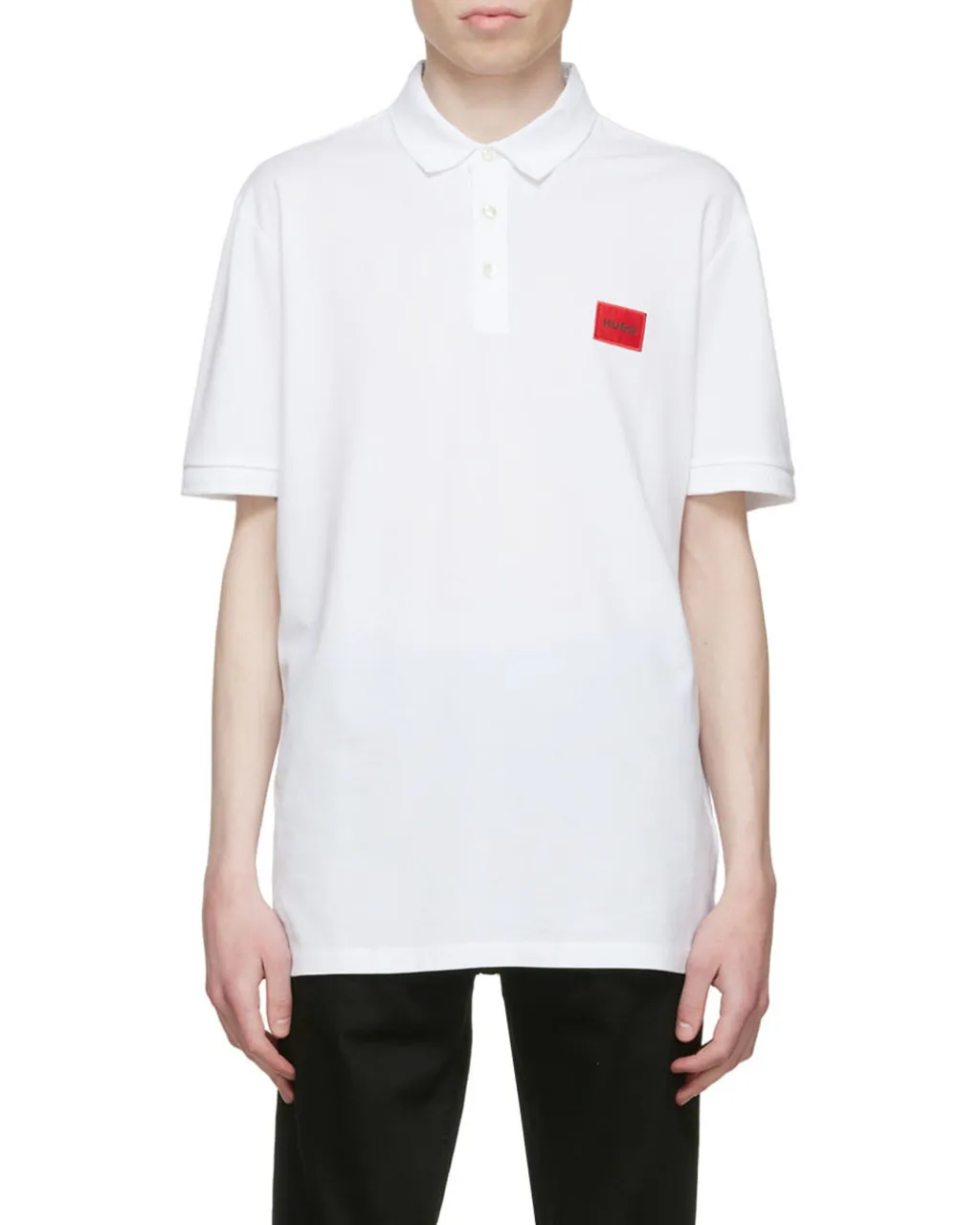 Hugo Boss Logo Patch Short-Sleeved Polo Shirt