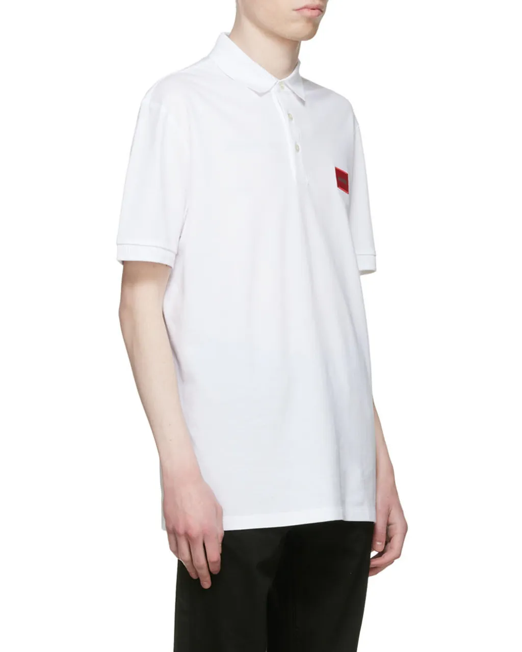 Hugo Boss Logo Patch Short-Sleeved Polo Shirt