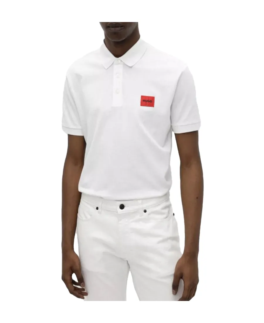 Hugo Boss Logo Patch Short-Sleeved Polo Shirt