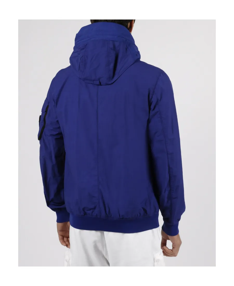 Compass-Patch Zip-Front Lightweight Jacket