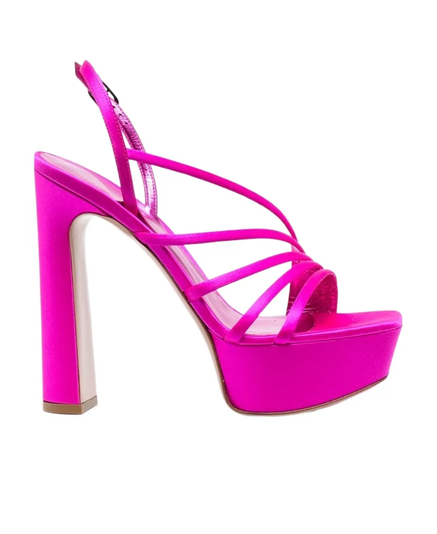 Asymmetric Platform Sandals