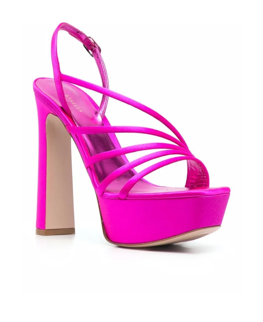 Asymmetric Platform Sandals