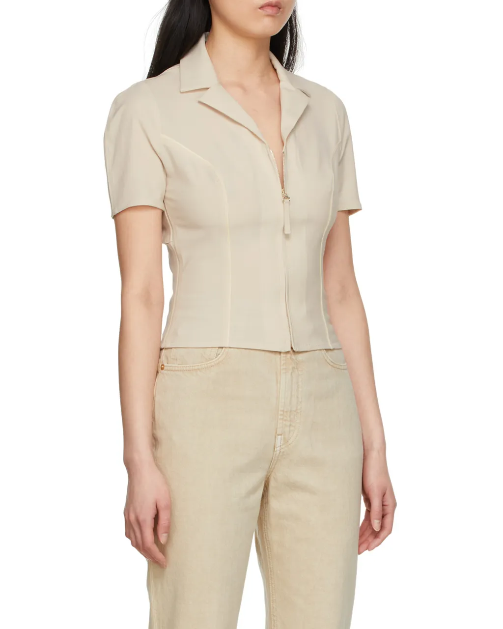 Tangelo Zip-Up Cycling Shirt