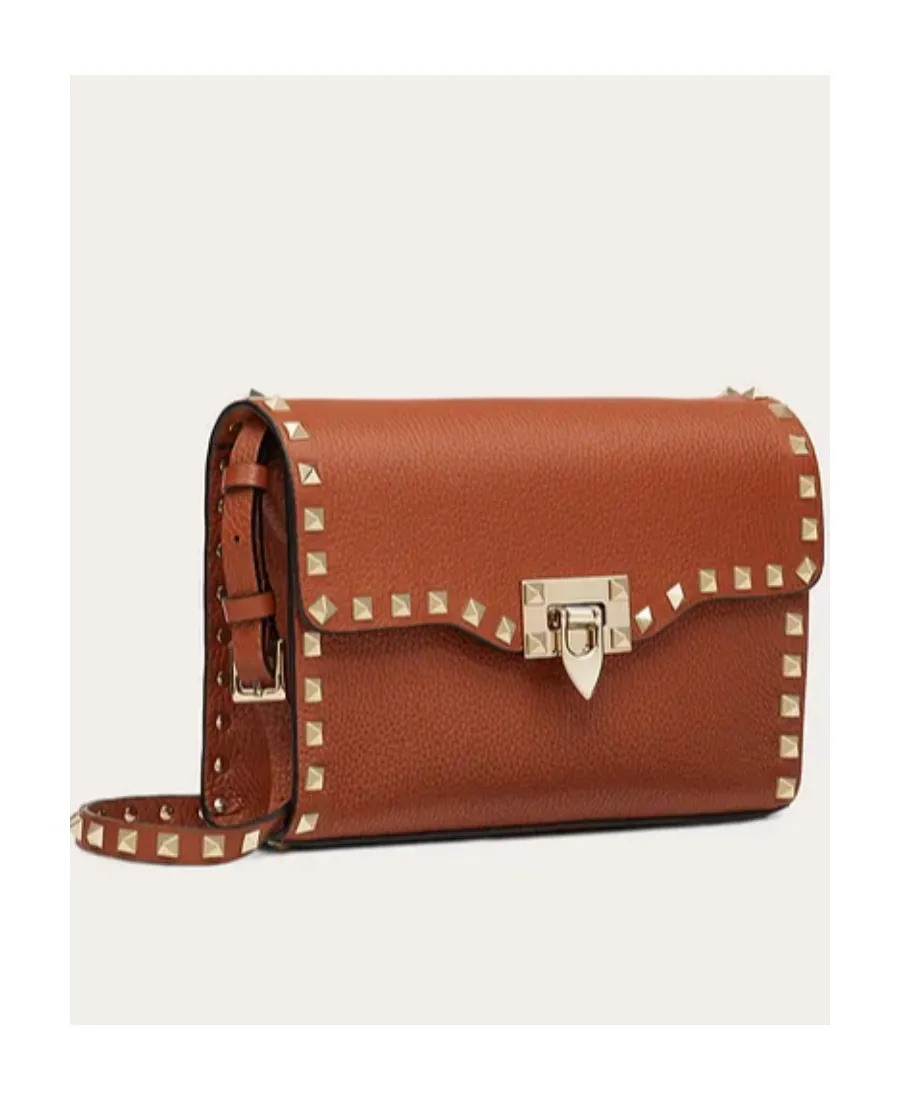 Valentino Garavani Rockstud Foldover Top Small Crossbody Bag