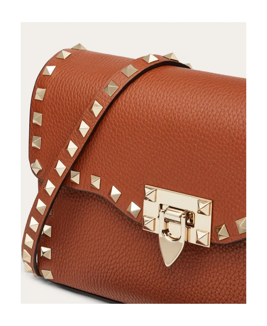 Valentino Garavani Rockstud Foldover Top Small Crossbody Bag