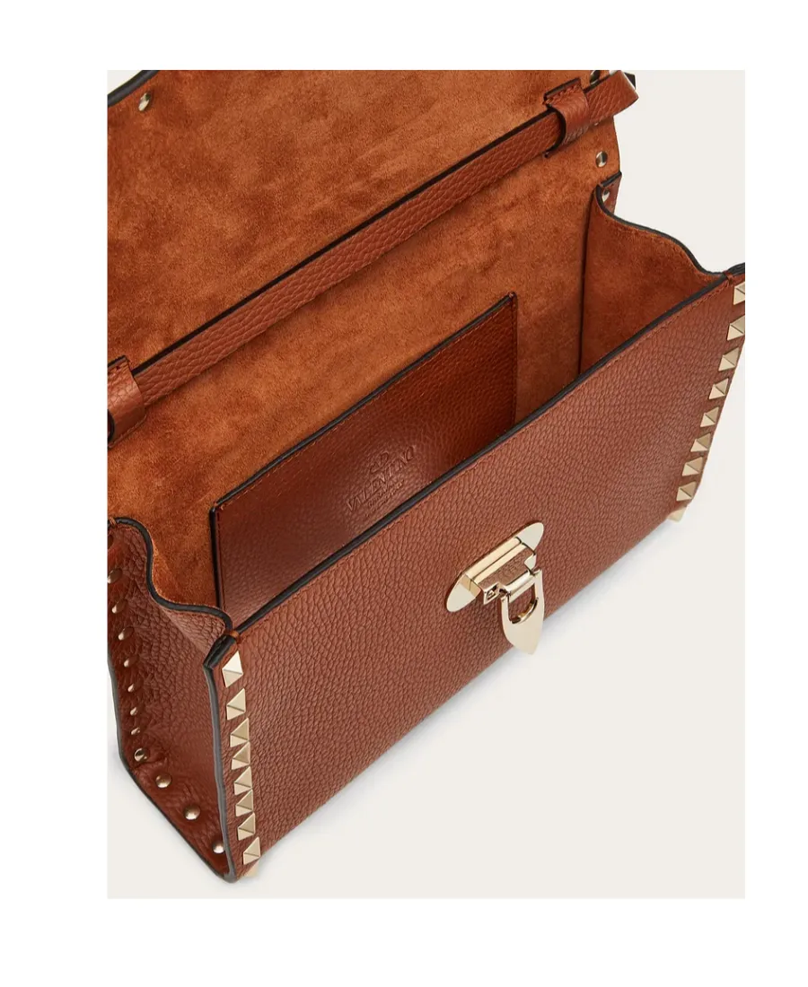 Valentino Garavani Rockstud Foldover Top Small Crossbody Bag