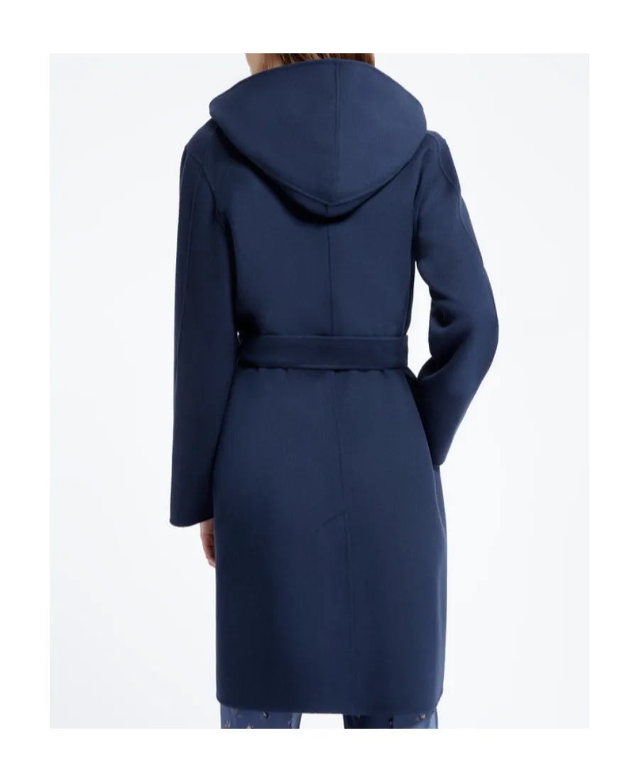 Long-Sleeved Lace-Up Coat