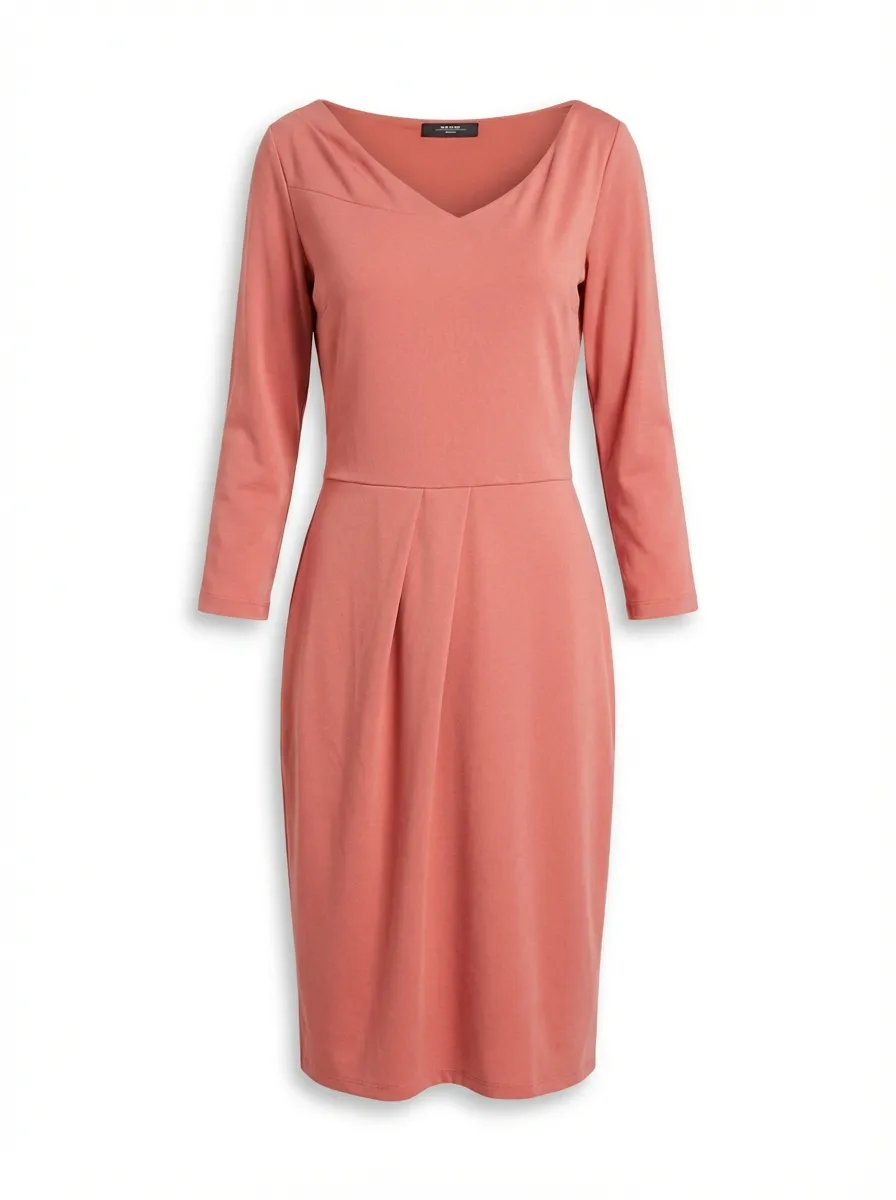 Pleated Detail Dress