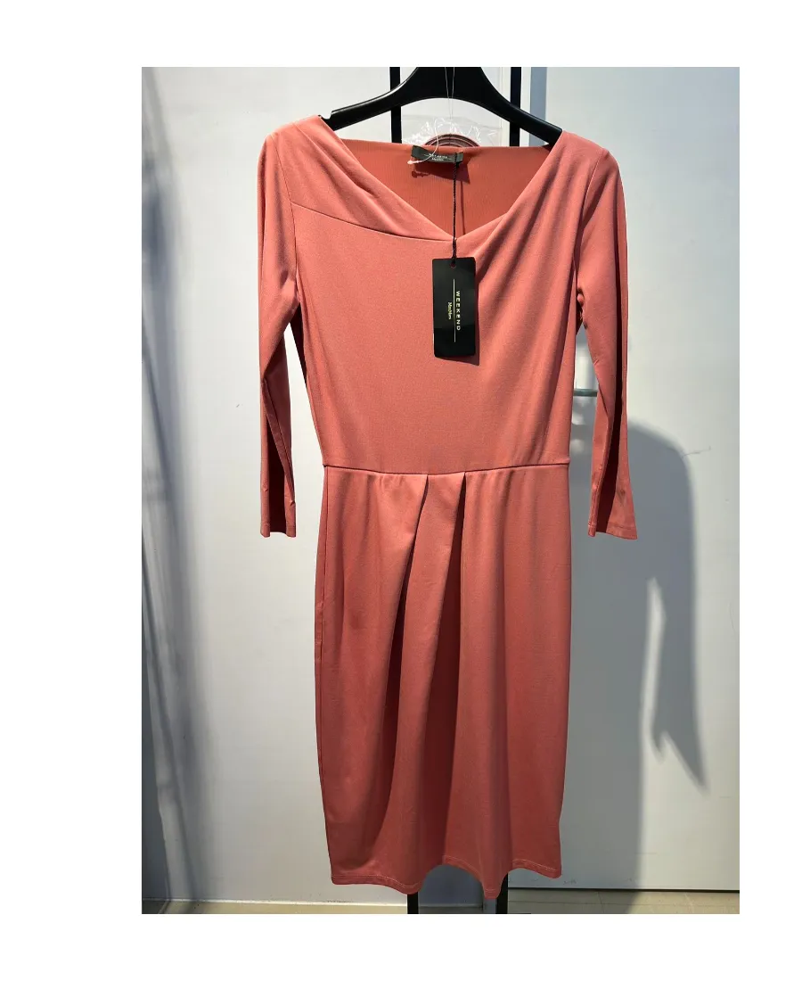 Pleated Detail Dress
