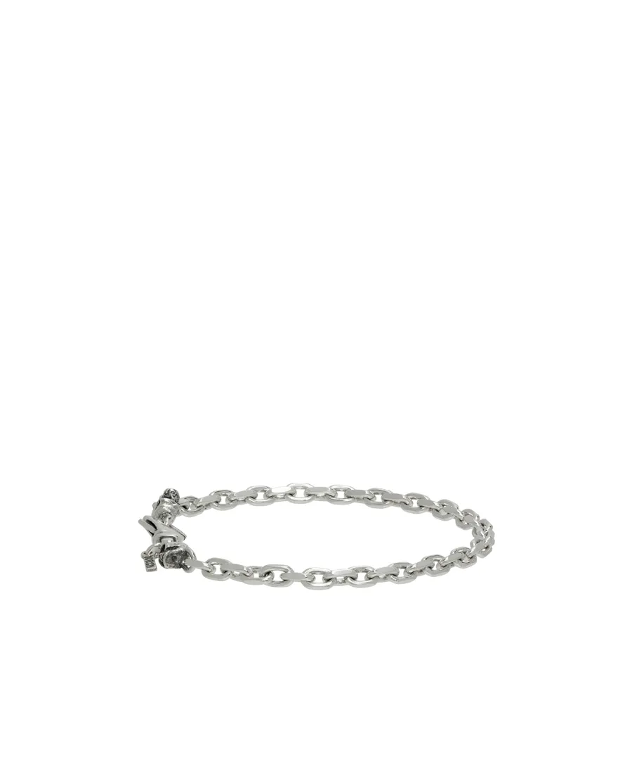 Skull-Charm Chain Bracelet