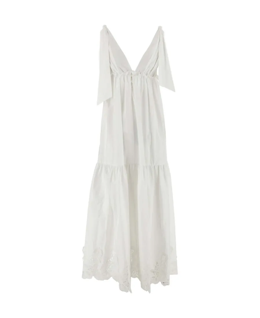 V-Neck Long Dress