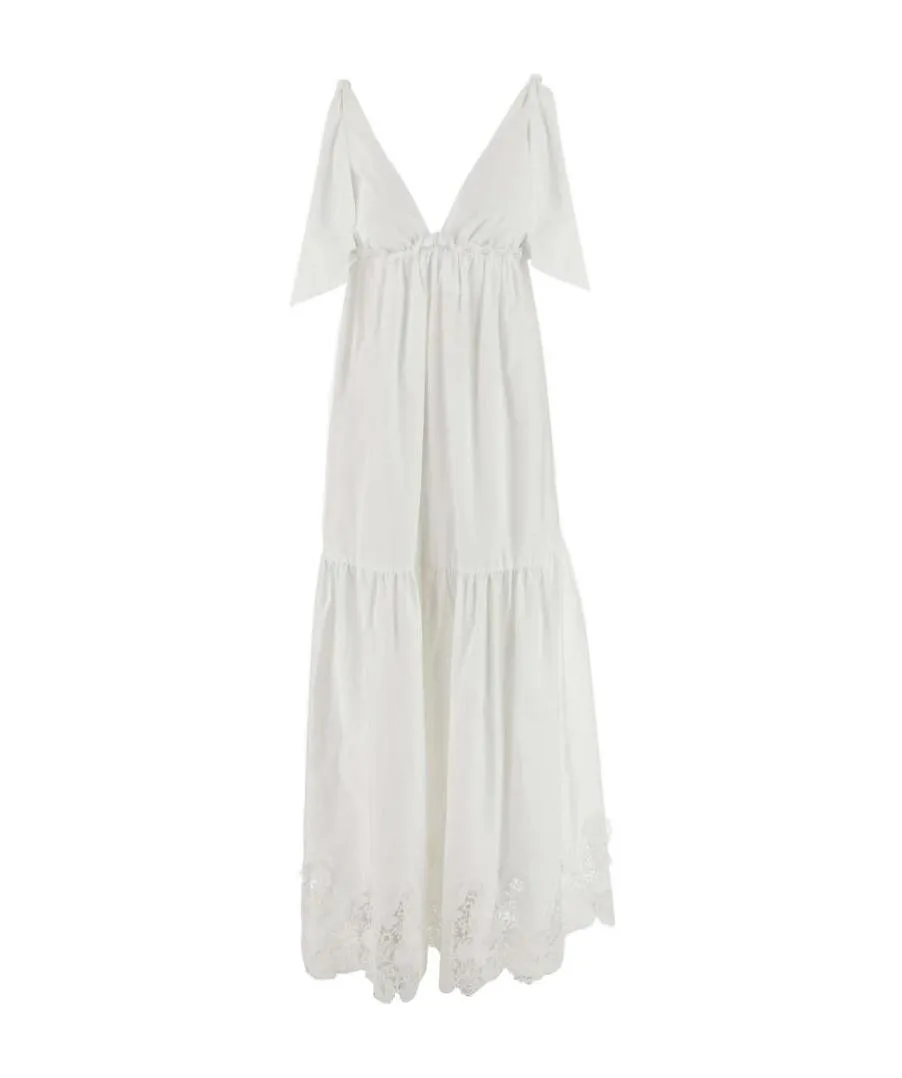 V-Neck Long Dress