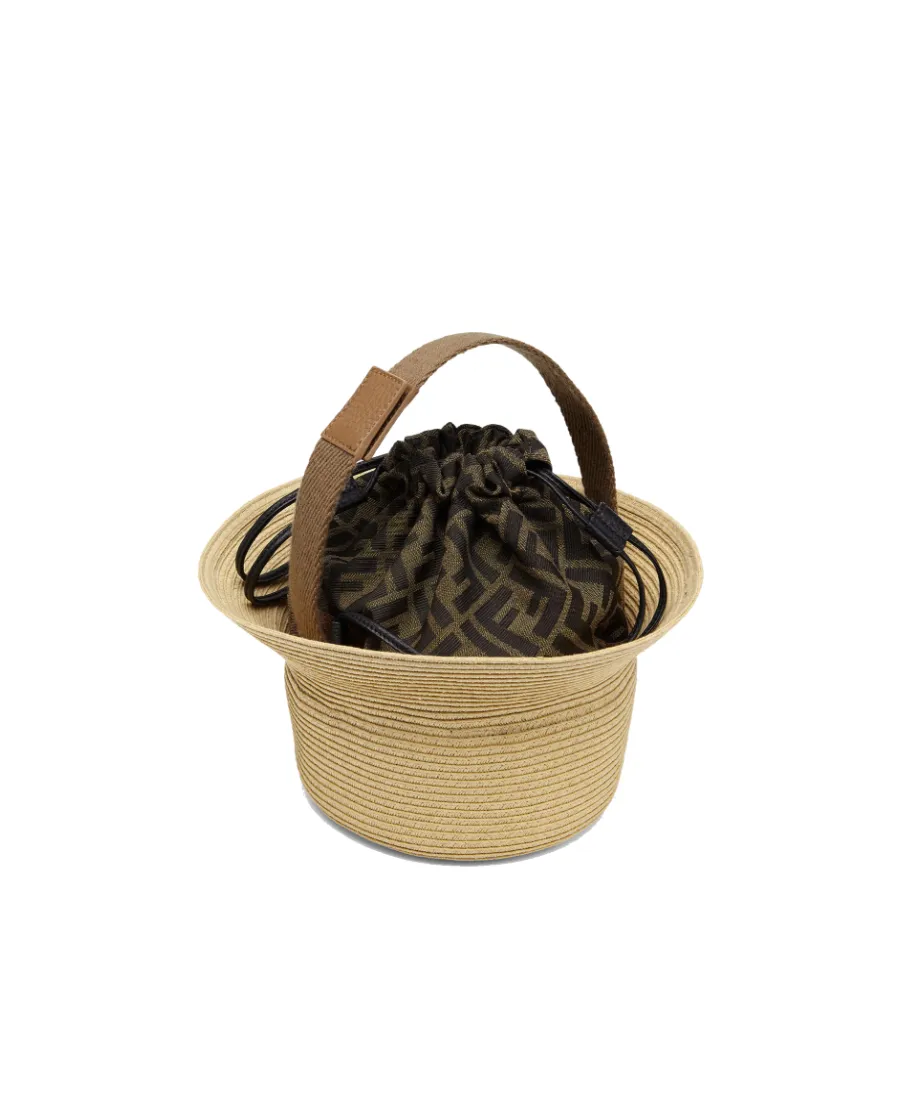 Fendi Monogram Detailed Bucket Hat