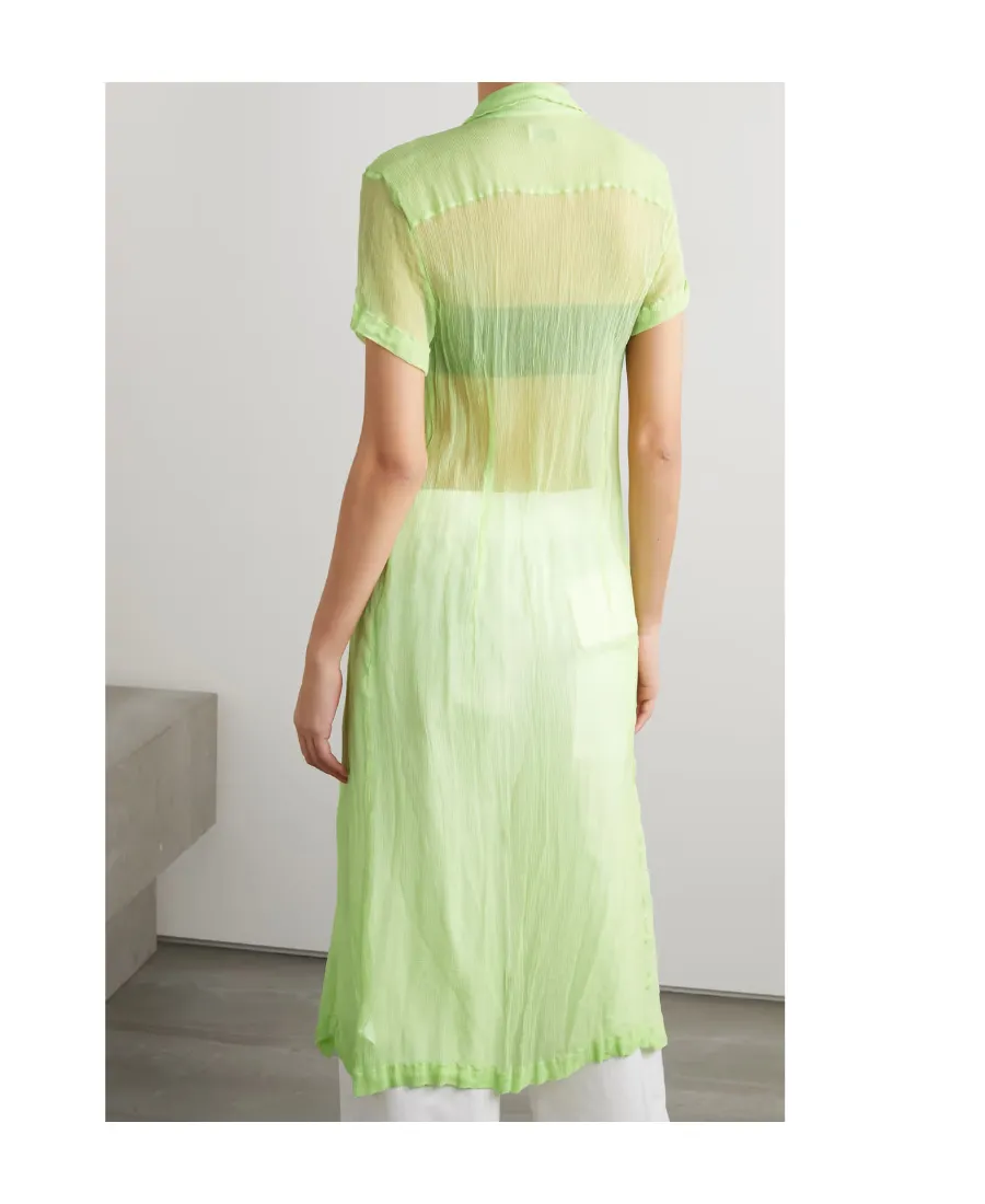 Pleated Shirt Dress